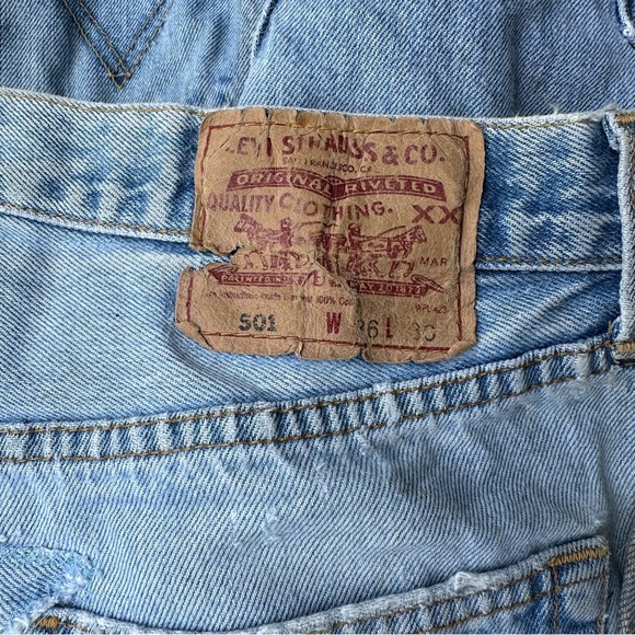 Lot of 14 Vintage Levi’s 501 & 501xx Project/Damaged - Picture 12 of 14